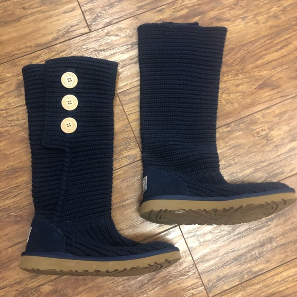 UGG Shoes - Navy Sweater Uggs